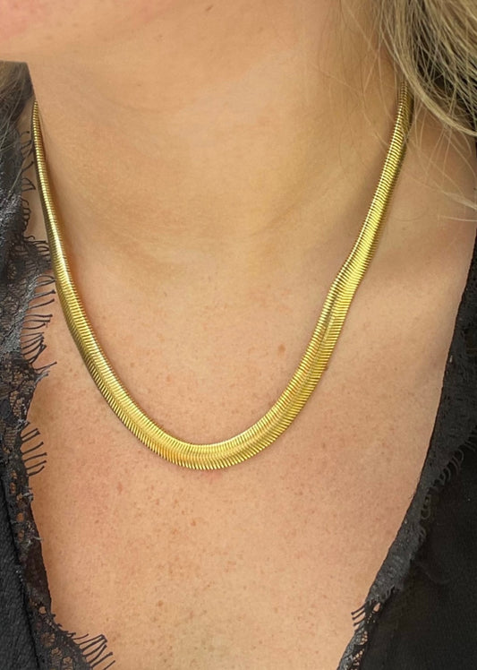 Flat Snake Necklace